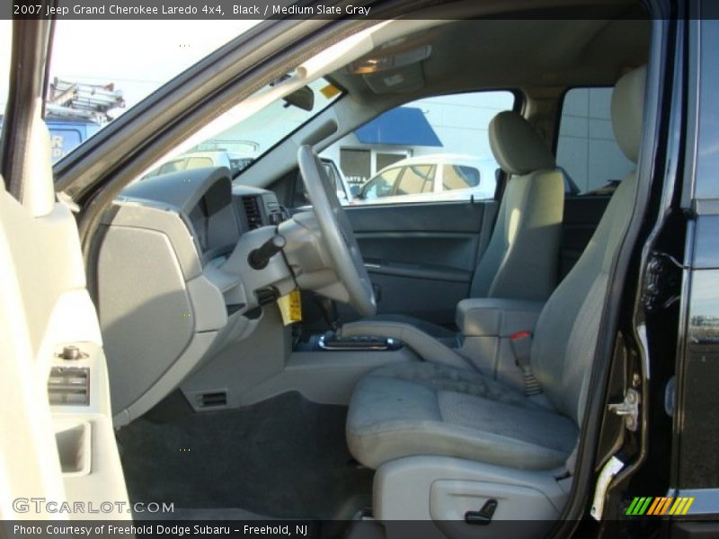 Black / Medium Slate Gray 2007 Jeep Grand Cherokee Laredo 4x4