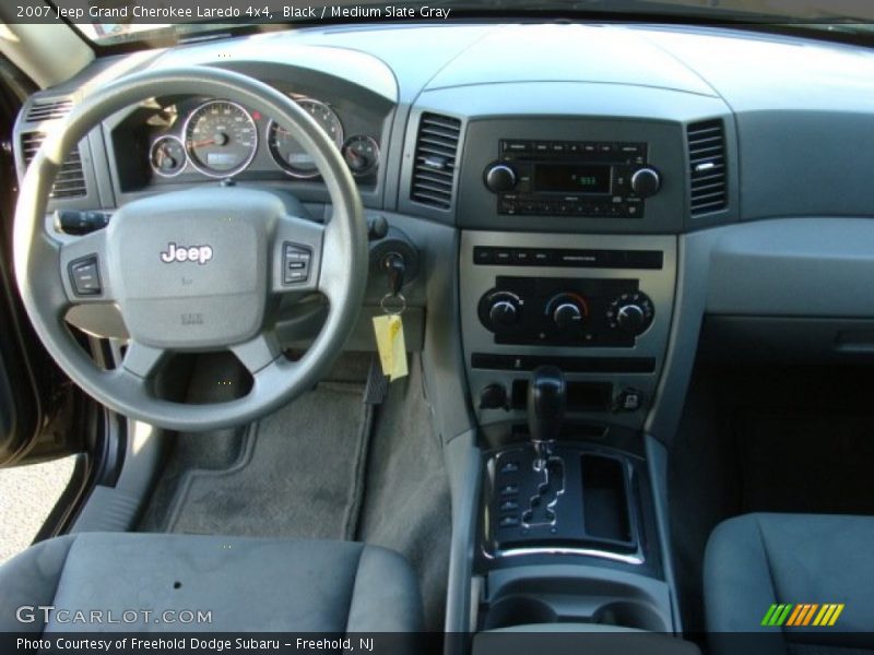 Black / Medium Slate Gray 2007 Jeep Grand Cherokee Laredo 4x4