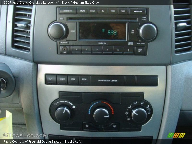Black / Medium Slate Gray 2007 Jeep Grand Cherokee Laredo 4x4