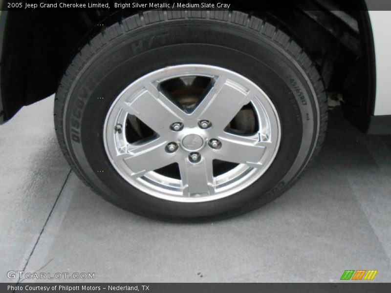 Bright Silver Metallic / Medium Slate Gray 2005 Jeep Grand Cherokee Limited