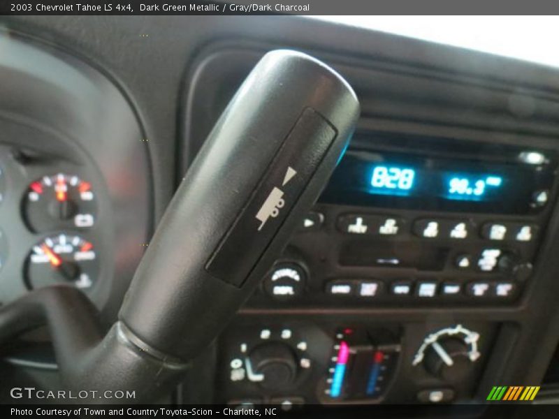 Dark Green Metallic / Gray/Dark Charcoal 2003 Chevrolet Tahoe LS 4x4