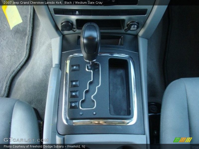 Black / Medium Slate Gray 2007 Jeep Grand Cherokee Laredo 4x4