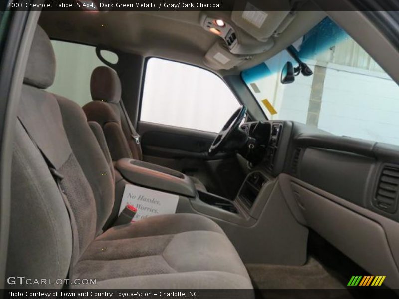 Dark Green Metallic / Gray/Dark Charcoal 2003 Chevrolet Tahoe LS 4x4