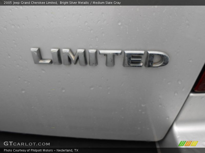 Bright Silver Metallic / Medium Slate Gray 2005 Jeep Grand Cherokee Limited