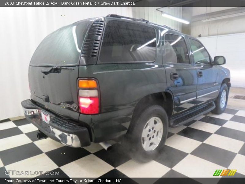 Dark Green Metallic / Gray/Dark Charcoal 2003 Chevrolet Tahoe LS 4x4