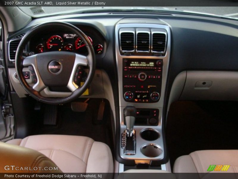 Liquid Silver Metallic / Ebony 2007 GMC Acadia SLT AWD