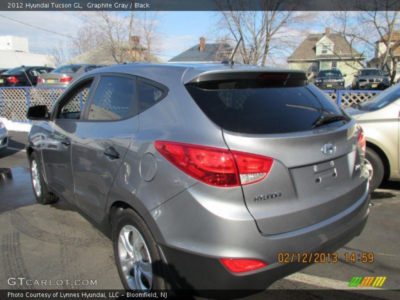 Graphite Gray / Black 2012 Hyundai Tucson GL