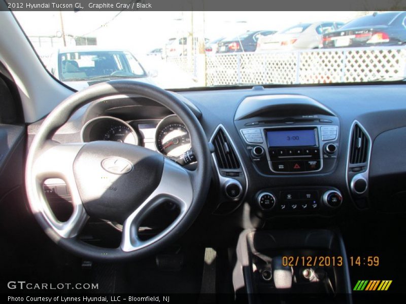 Graphite Gray / Black 2012 Hyundai Tucson GL