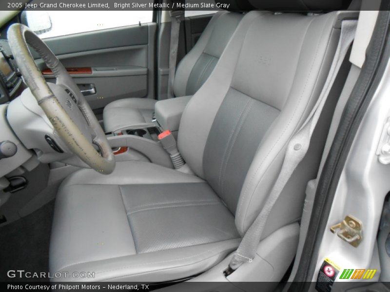 Front Seat of 2005 Grand Cherokee Limited
