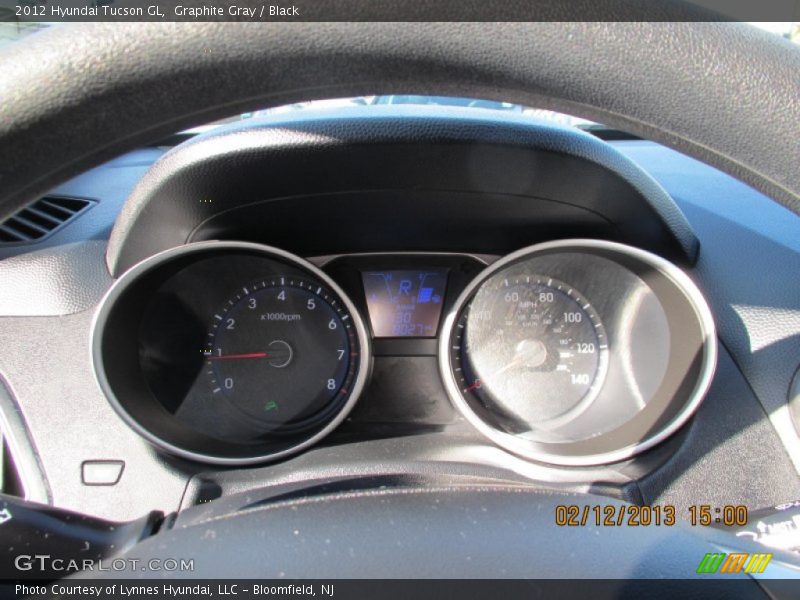 Graphite Gray / Black 2012 Hyundai Tucson GL