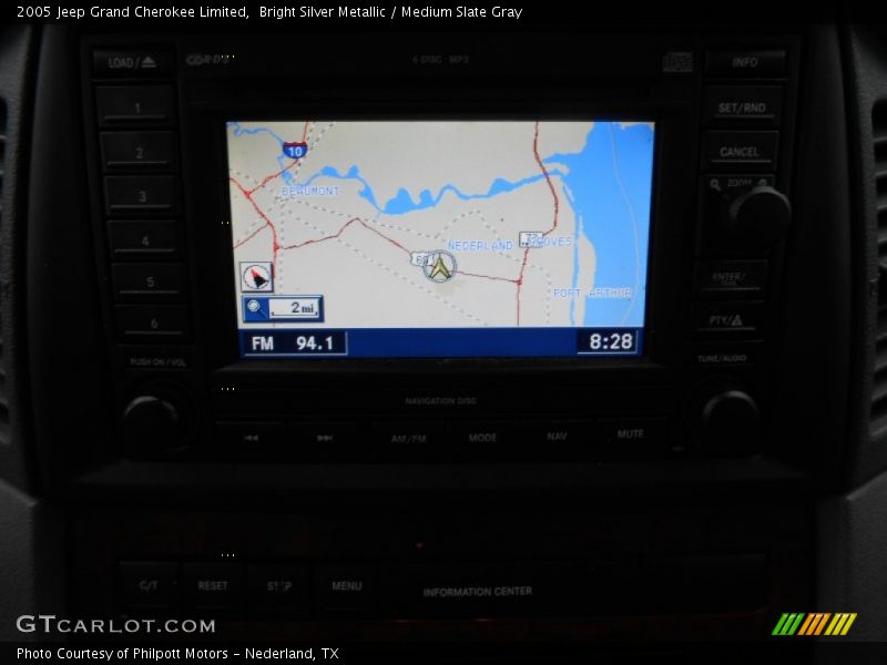 Navigation of 2005 Grand Cherokee Limited