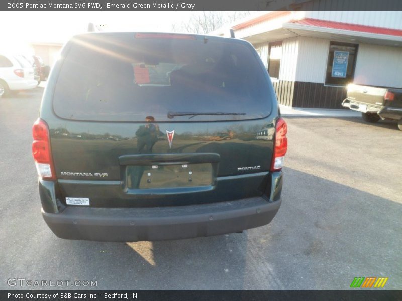 Emerald Green Metallic / Gray 2005 Pontiac Montana SV6 FWD