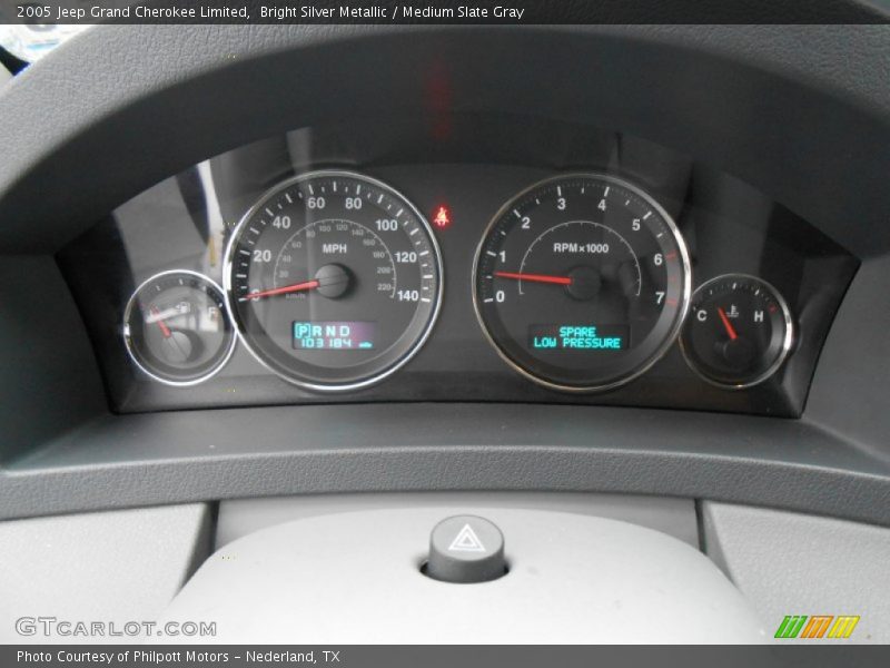  2005 Grand Cherokee Limited Limited Gauges