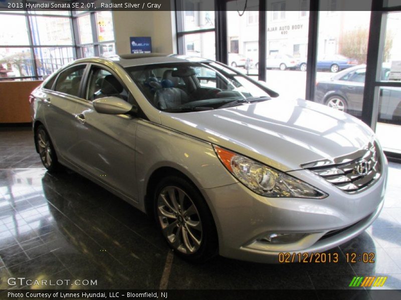 Radiant Silver / Gray 2013 Hyundai Sonata SE 2.0T