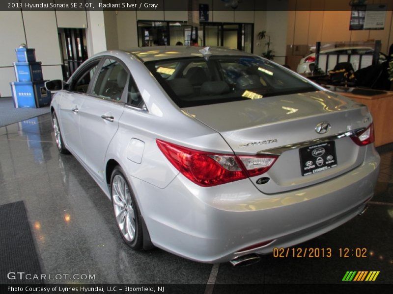 Radiant Silver / Gray 2013 Hyundai Sonata SE 2.0T