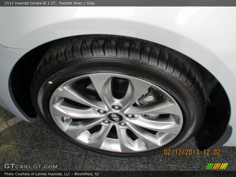 Radiant Silver / Gray 2013 Hyundai Sonata SE 2.0T