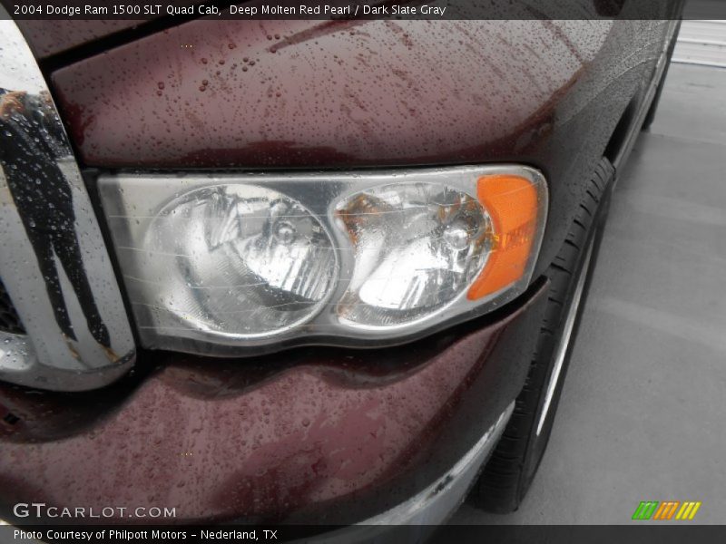 Deep Molten Red Pearl / Dark Slate Gray 2004 Dodge Ram 1500 SLT Quad Cab
