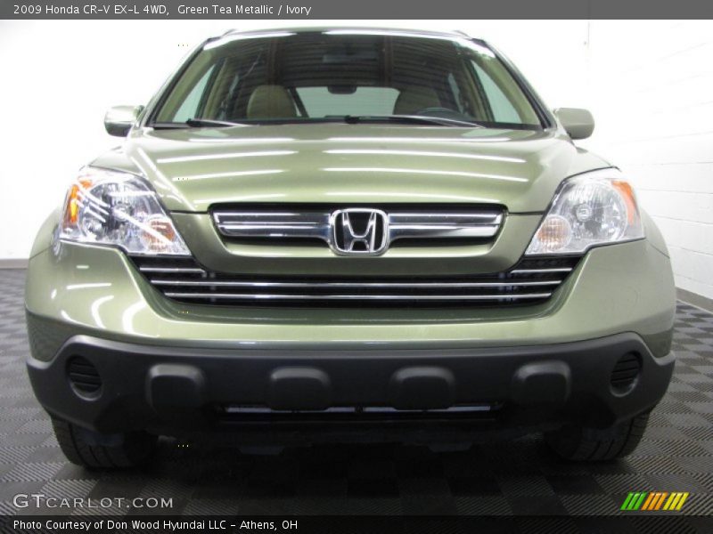 Green Tea Metallic / Ivory 2009 Honda CR-V EX-L 4WD