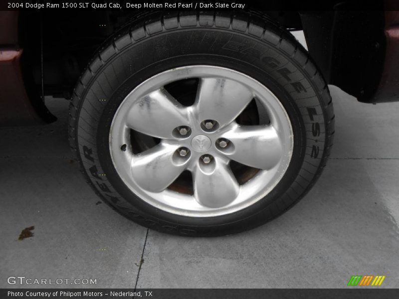 Deep Molten Red Pearl / Dark Slate Gray 2004 Dodge Ram 1500 SLT Quad Cab