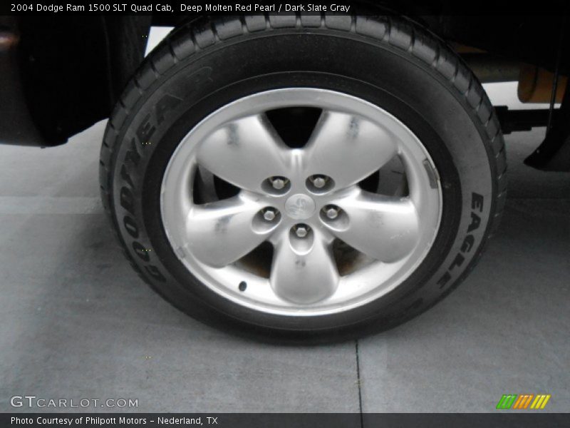 Deep Molten Red Pearl / Dark Slate Gray 2004 Dodge Ram 1500 SLT Quad Cab