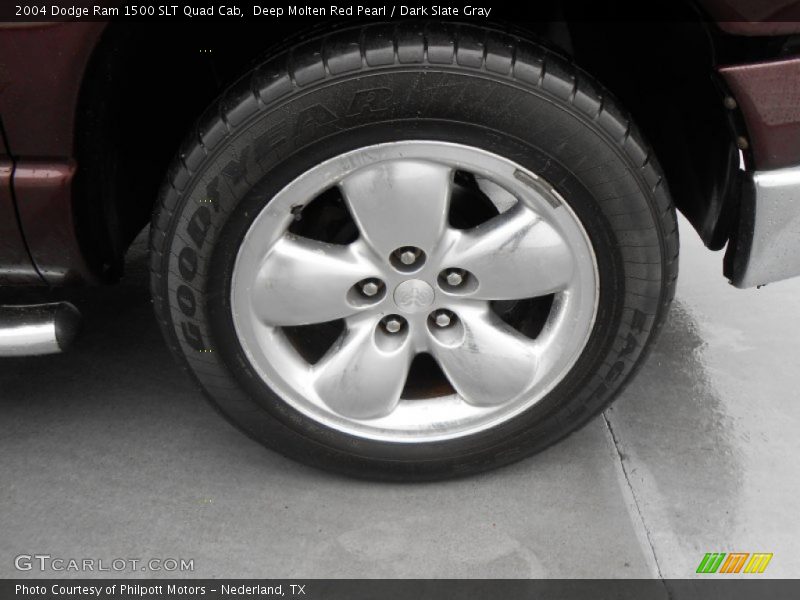 Deep Molten Red Pearl / Dark Slate Gray 2004 Dodge Ram 1500 SLT Quad Cab