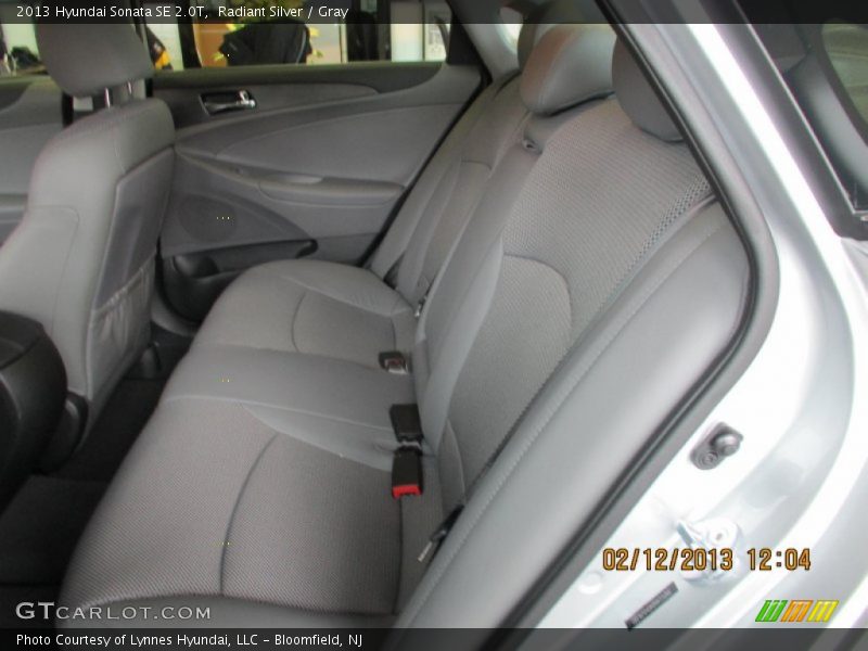 Radiant Silver / Gray 2013 Hyundai Sonata SE 2.0T