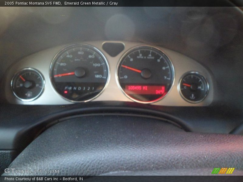 Emerald Green Metallic / Gray 2005 Pontiac Montana SV6 FWD
