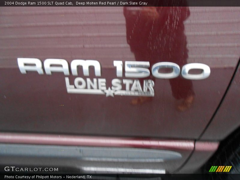 Deep Molten Red Pearl / Dark Slate Gray 2004 Dodge Ram 1500 SLT Quad Cab