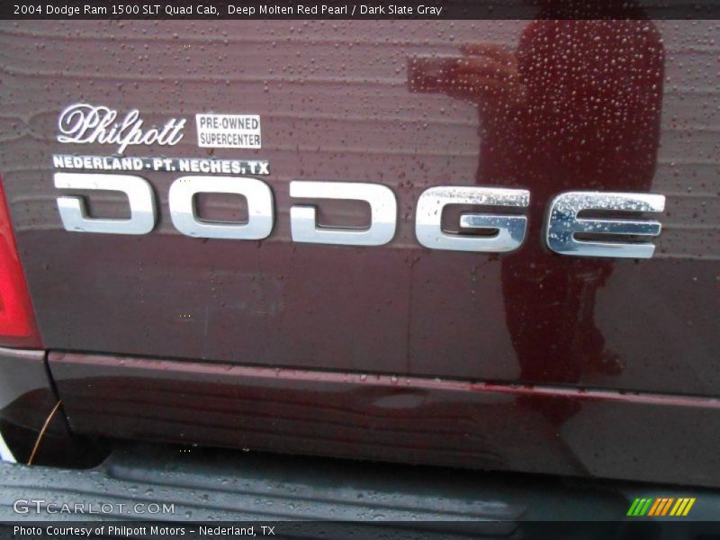 Deep Molten Red Pearl / Dark Slate Gray 2004 Dodge Ram 1500 SLT Quad Cab