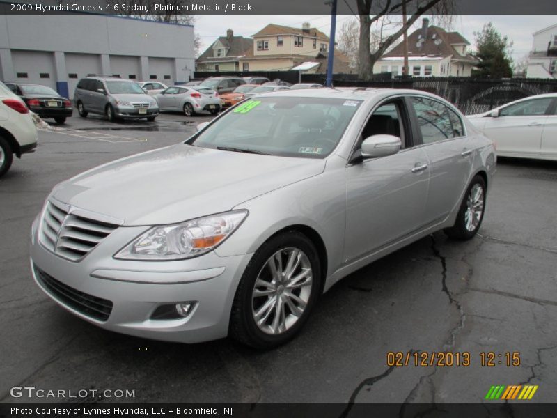 Front 3/4 View of 2009 Genesis 4.6 Sedan