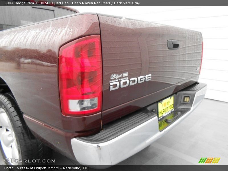 Deep Molten Red Pearl / Dark Slate Gray 2004 Dodge Ram 1500 SLT Quad Cab