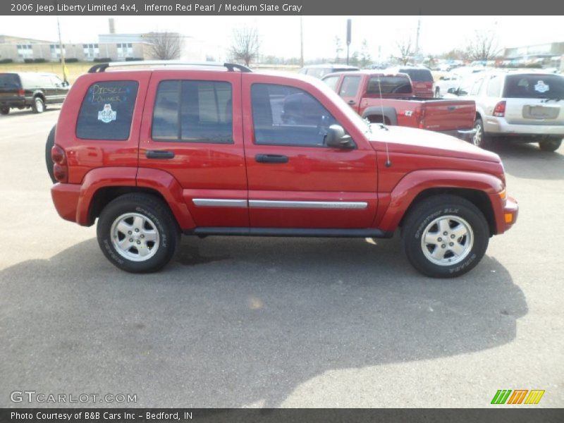 Inferno Red Pearl / Medium Slate Gray 2006 Jeep Liberty Limited 4x4