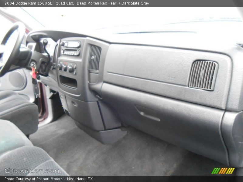 Deep Molten Red Pearl / Dark Slate Gray 2004 Dodge Ram 1500 SLT Quad Cab