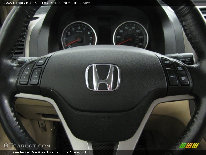 Green Tea Metallic / Ivory 2009 Honda CR-V EX-L 4WD