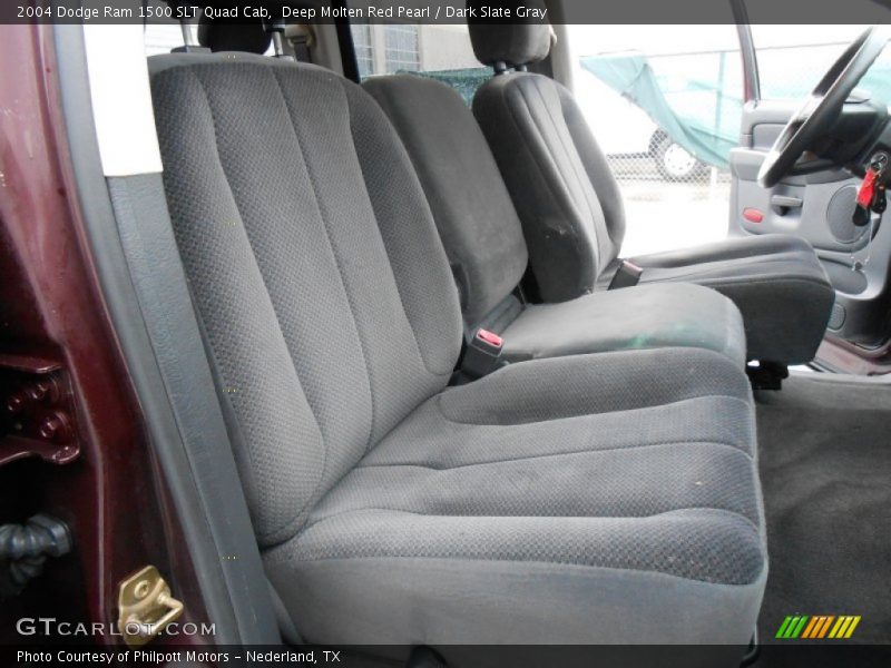 Deep Molten Red Pearl / Dark Slate Gray 2004 Dodge Ram 1500 SLT Quad Cab