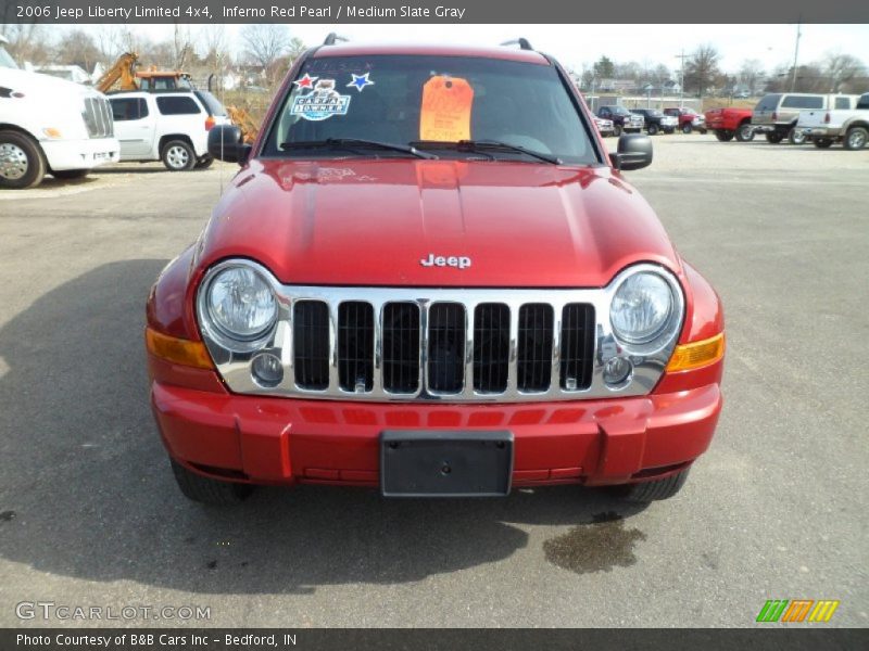Inferno Red Pearl / Medium Slate Gray 2006 Jeep Liberty Limited 4x4