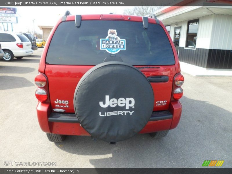Inferno Red Pearl / Medium Slate Gray 2006 Jeep Liberty Limited 4x4