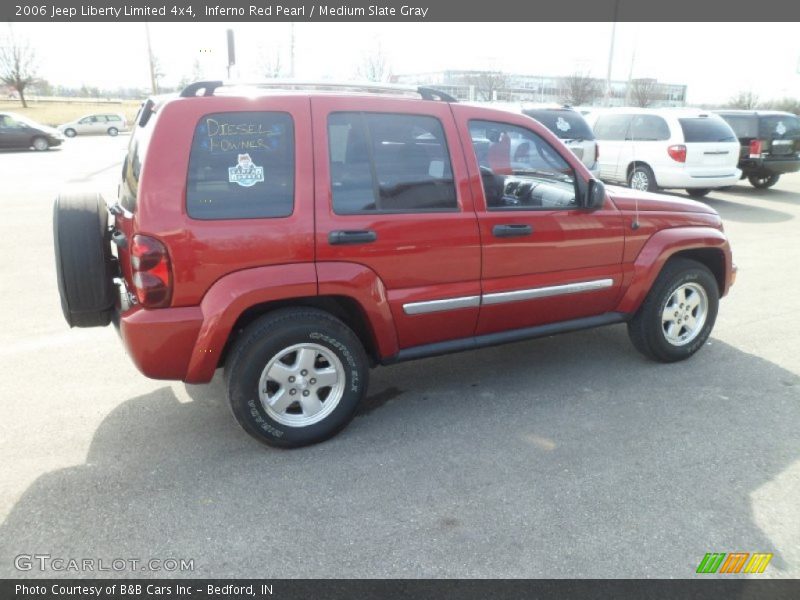 Inferno Red Pearl / Medium Slate Gray 2006 Jeep Liberty Limited 4x4