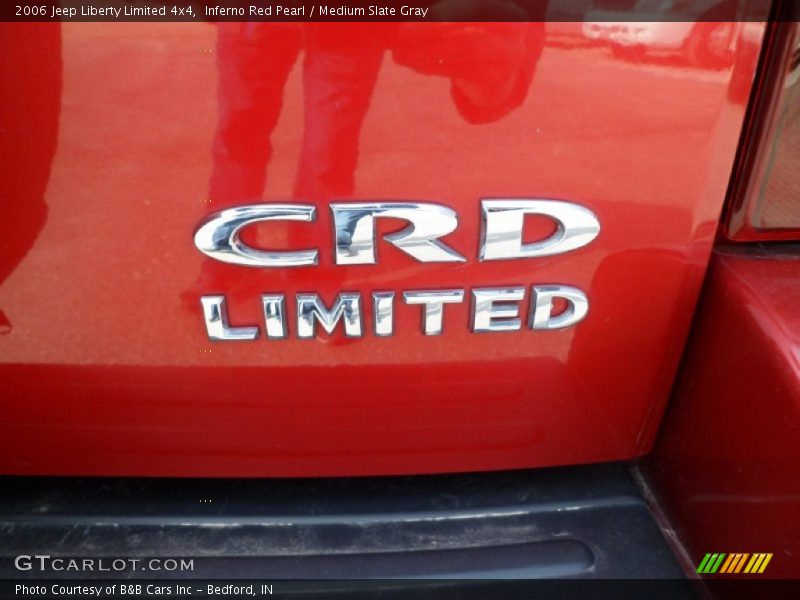 Inferno Red Pearl / Medium Slate Gray 2006 Jeep Liberty Limited 4x4