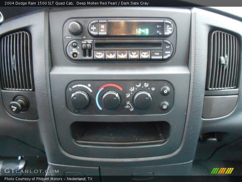 Deep Molten Red Pearl / Dark Slate Gray 2004 Dodge Ram 1500 SLT Quad Cab