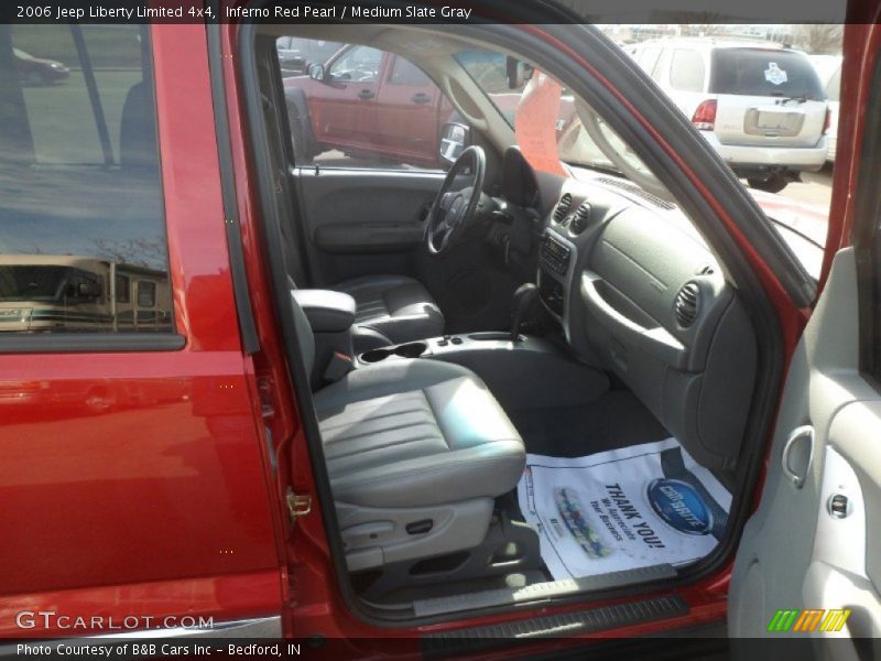 Inferno Red Pearl / Medium Slate Gray 2006 Jeep Liberty Limited 4x4