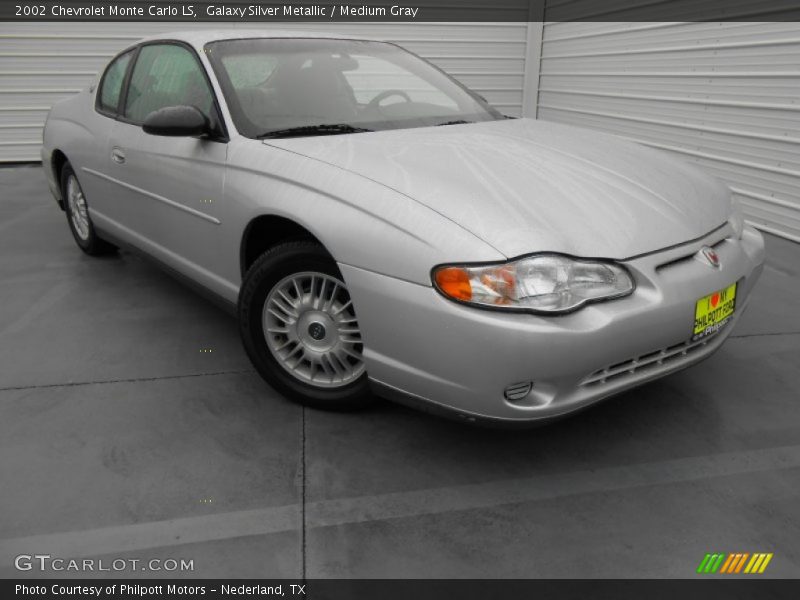 Galaxy Silver Metallic / Medium Gray 2002 Chevrolet Monte Carlo LS