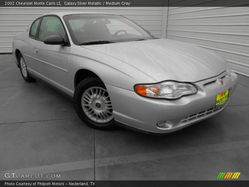 Galaxy Silver Metallic / Medium Gray 2002 Chevrolet Monte Carlo LS