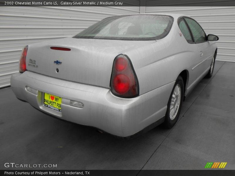 Galaxy Silver Metallic / Medium Gray 2002 Chevrolet Monte Carlo LS