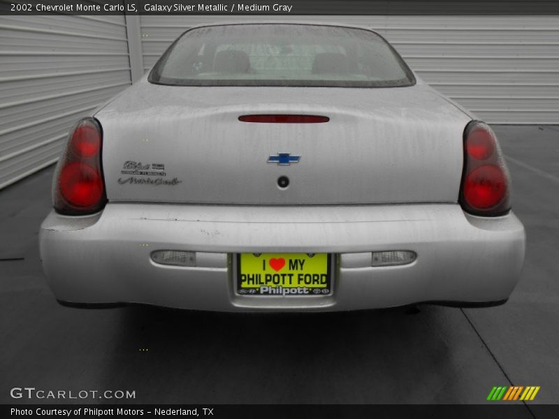 Galaxy Silver Metallic / Medium Gray 2002 Chevrolet Monte Carlo LS