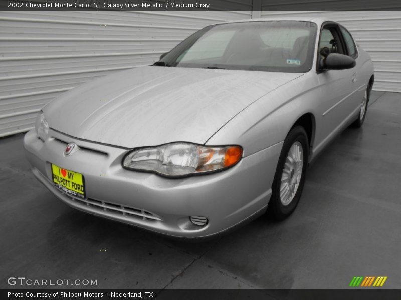 Galaxy Silver Metallic / Medium Gray 2002 Chevrolet Monte Carlo LS