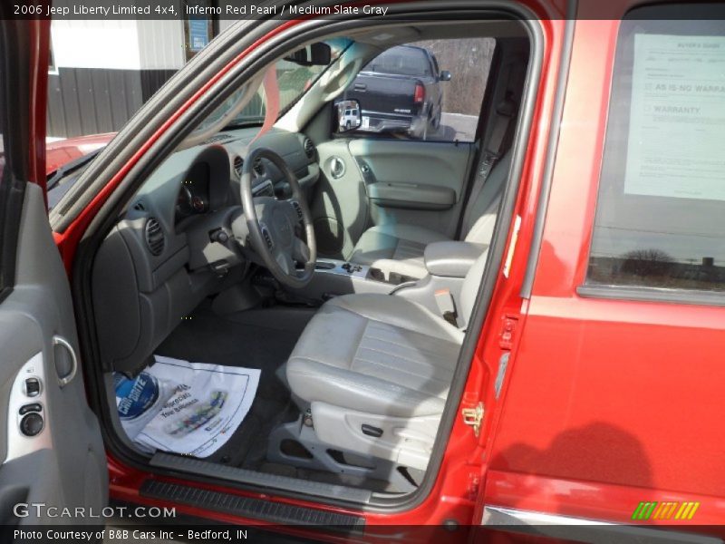 Inferno Red Pearl / Medium Slate Gray 2006 Jeep Liberty Limited 4x4