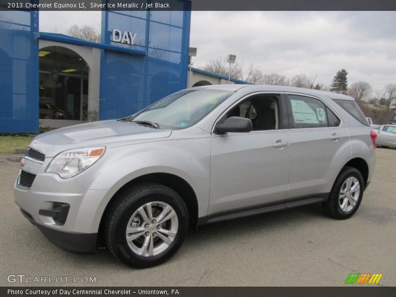 Silver Ice Metallic / Jet Black 2013 Chevrolet Equinox LS