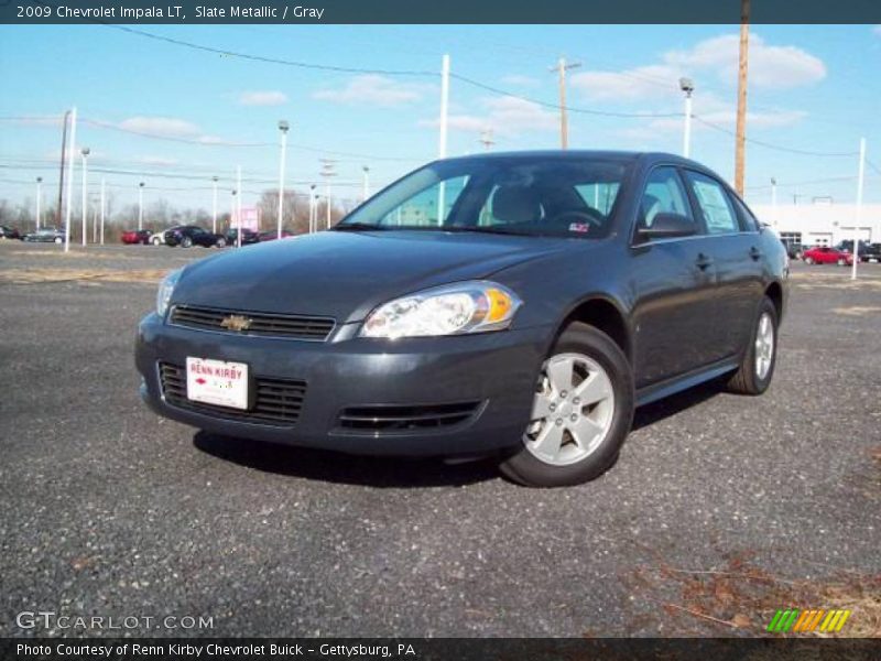 Slate Metallic / Gray 2009 Chevrolet Impala LT