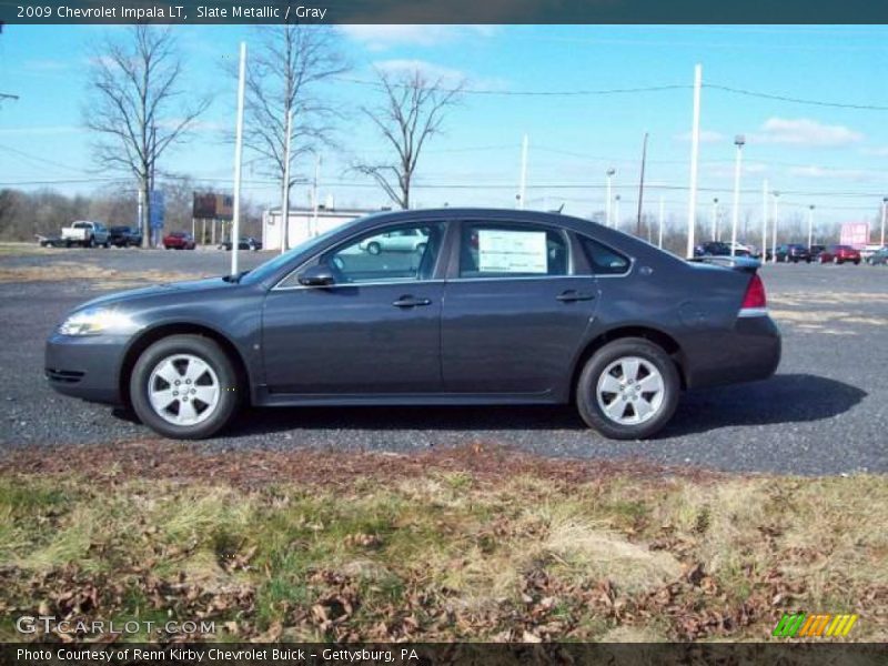 Slate Metallic / Gray 2009 Chevrolet Impala LT